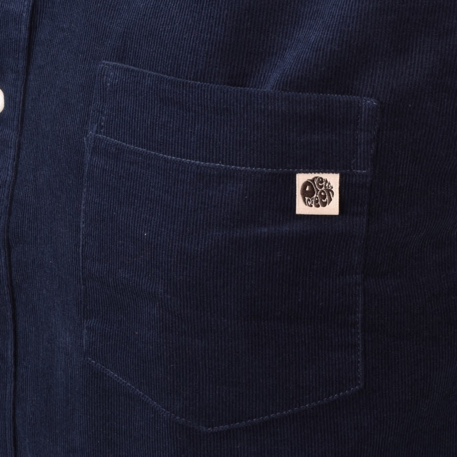 Alternative Image for ProductPretty Green Babycord Shirt Navy3